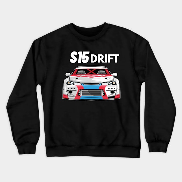 S15 drift Crewneck Sweatshirt by MOTOSHIFT